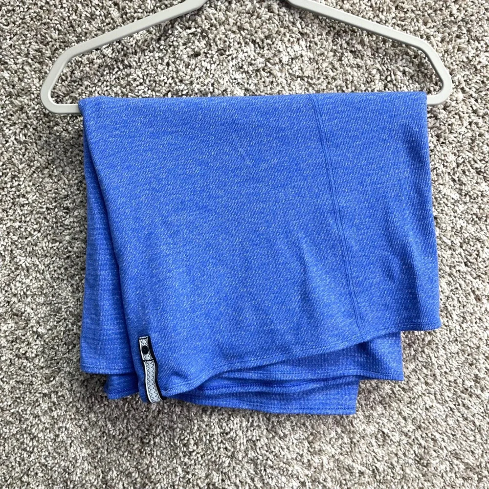Lululemon Athletica Scarf Women's OS‎ Vinyasa Heathered Sprinkler Blue Wrap